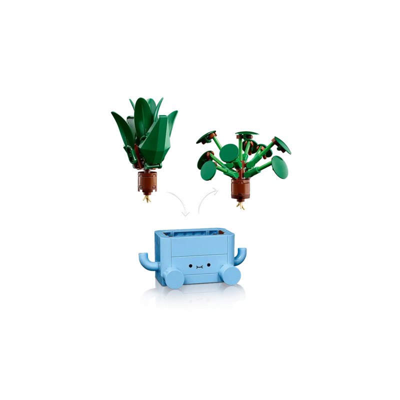 LEGO BOTANICALS ĐỒ CHƠI LẮP RÁP CHẬU CâY VUI VẺ 10349