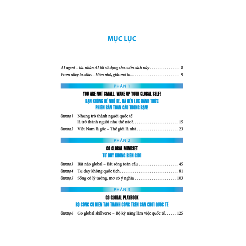 Go Global - Cẩm Nang Sống Làm Việc Và Tỏa Sáng Toàn Cầu