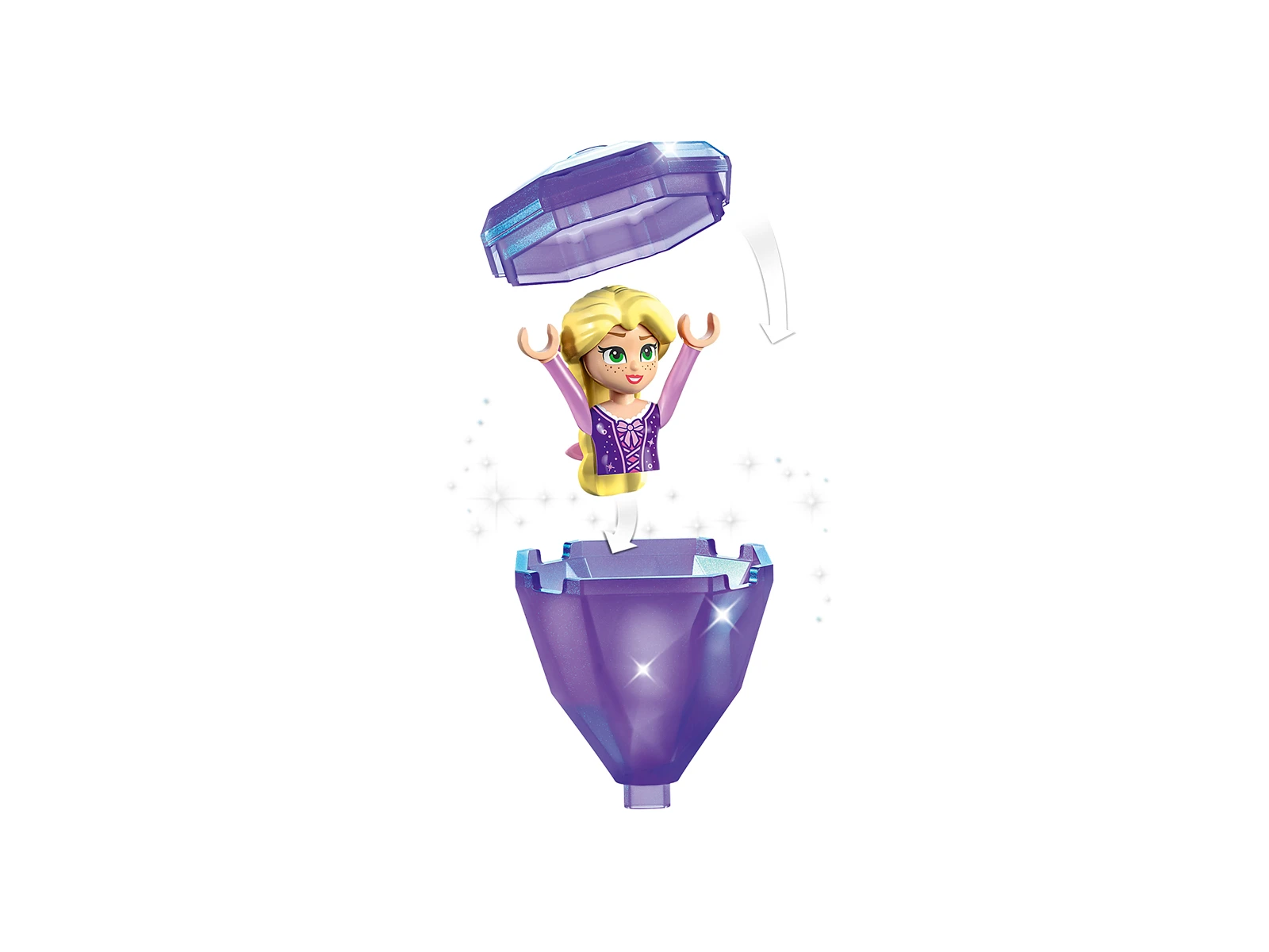 Lego Disney Princess Hộp Xoay Công Chúa Rapunzel