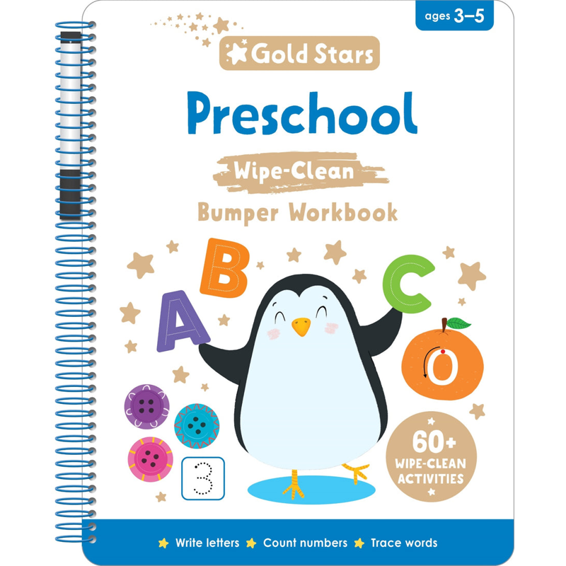 Gold Stars Vol. 3 - Write & Wipe Bumper - Preschool