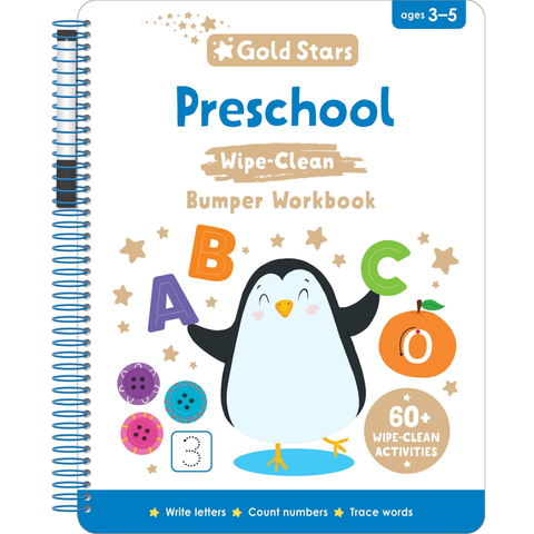 Gold Stars Vol. 3 - Write & Wipe Bumper - Preschool