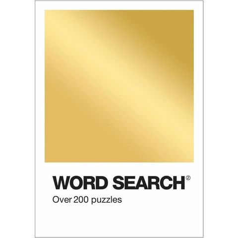 Colour Block Puzzle Book - Word Search - Gold