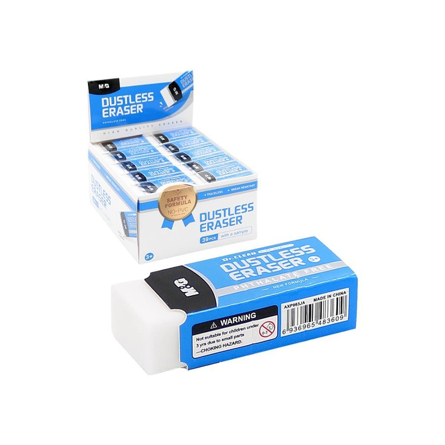 Gôm AXP963JA Màu Trắng Hình Chữ Nhật PB Tiếng Anh