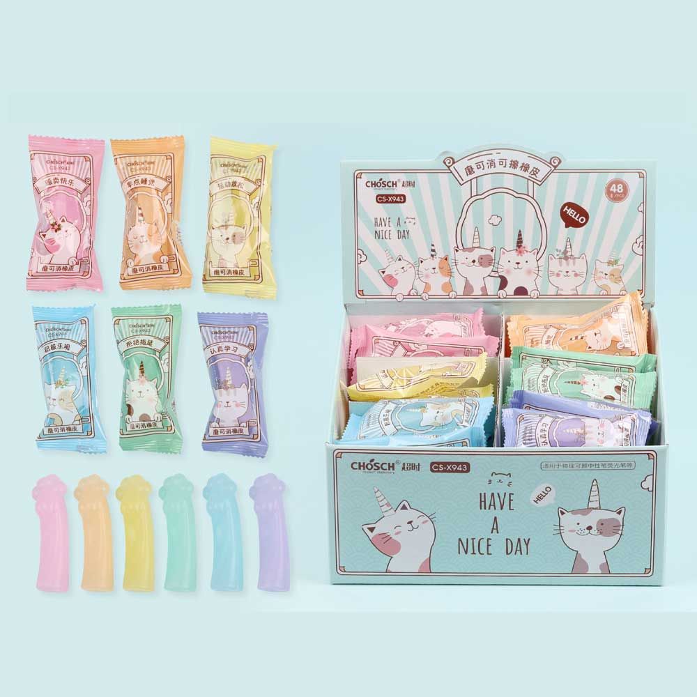 Chosch - Gôm Dùng Cho Viết Gel Xoá Được CS-X943 (Giao màu ngẫu nhiên)