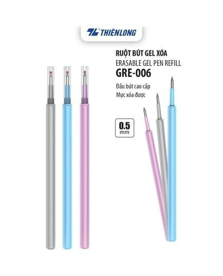 Ruột Bút Gel Xóa GRE-006 Xanh