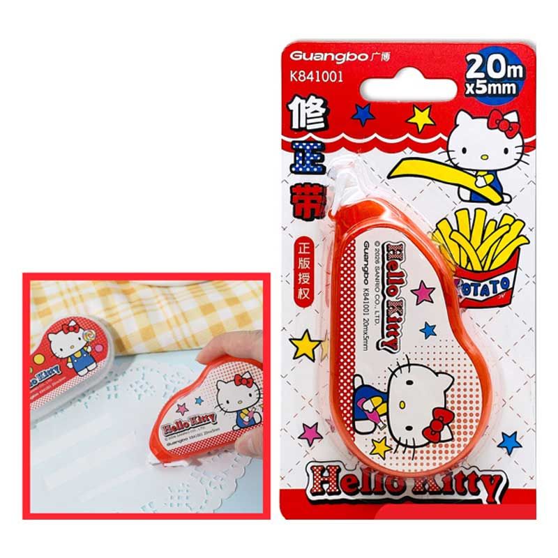 GuangBo - Băng Xóa Kéo Hello Kitty 20m KT841001
