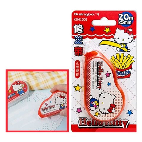 GuangBo - Băng Xóa Kéo Hello Kitty 20m KT841001