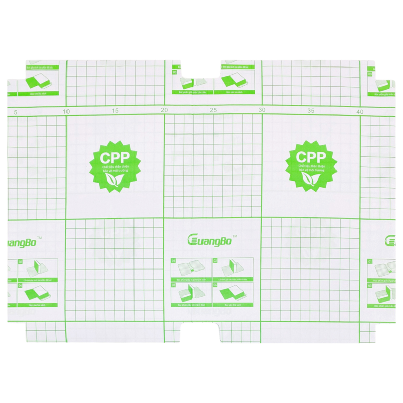 Guangbo - Bao Decal Bằng PP 190x265mm (10 Tờ/Xấp)