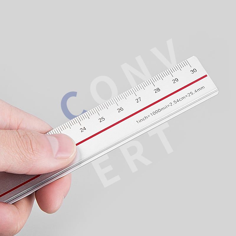 Guangbo - Thước Nhôm Fizz 20-30cm