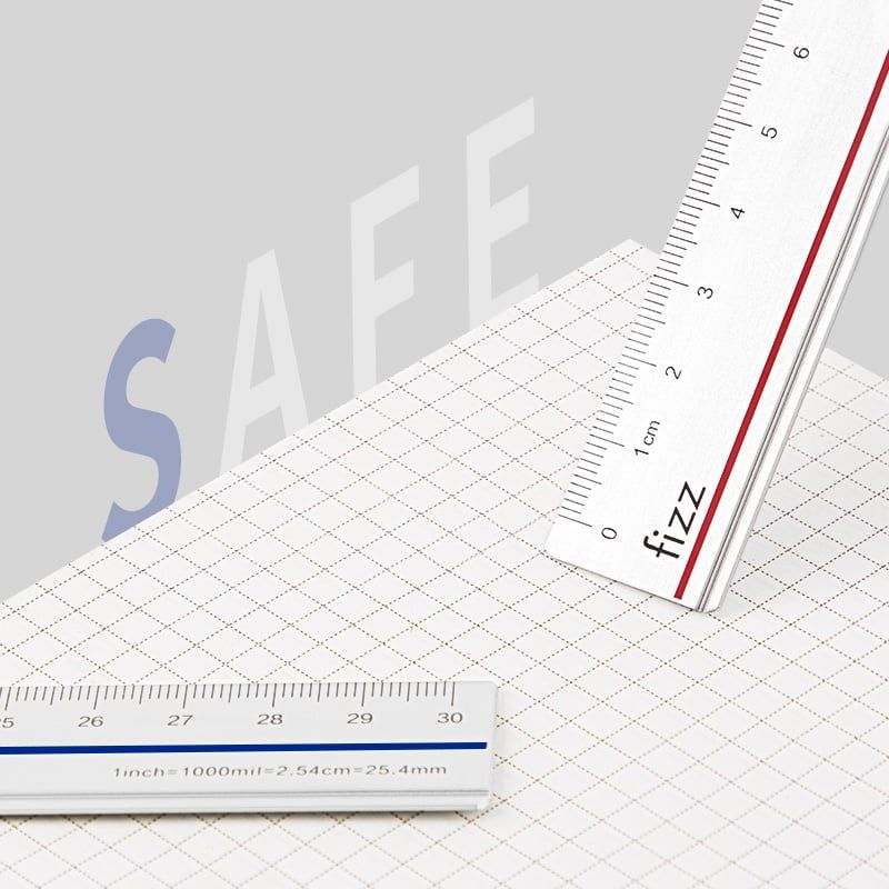 Guangbo - Thước Nhôm Fizz 20-30cm