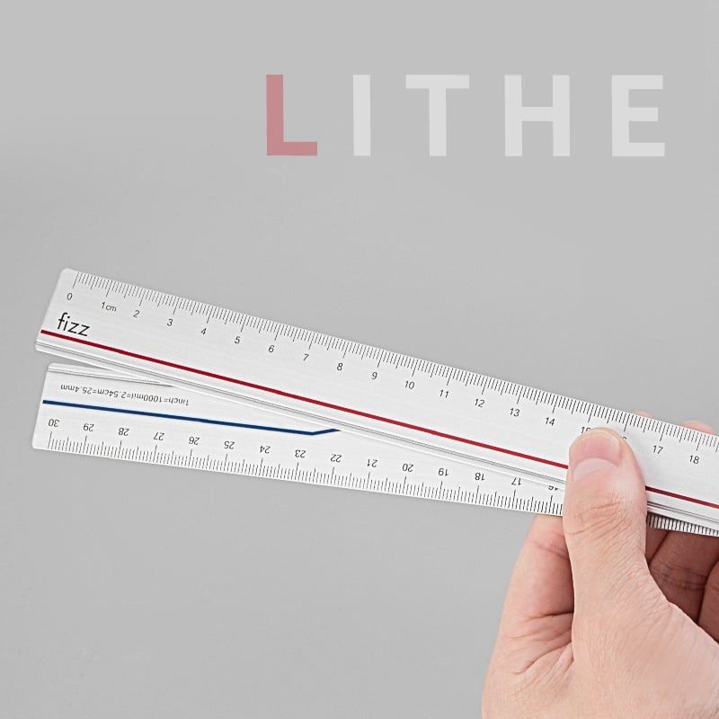 Guangbo - Thước Nhôm Fizz 20-30cm