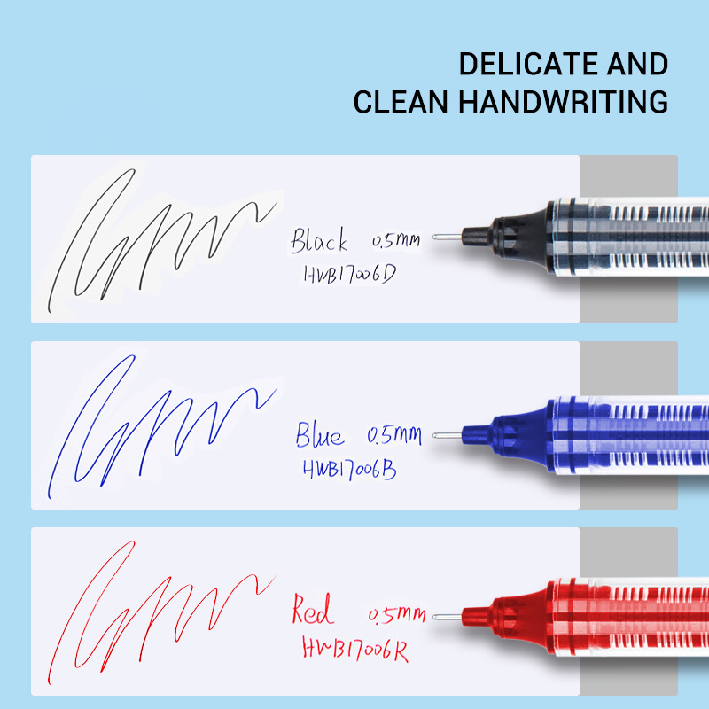 Guangbo - Bút Gel Đỏ Ngòi 0.5mm HWB17006R