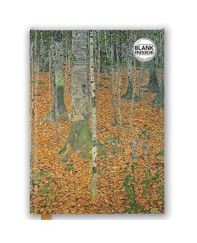 Gustav Klimt: The Birch Wood (Foiled Blank Journal) - Notebook