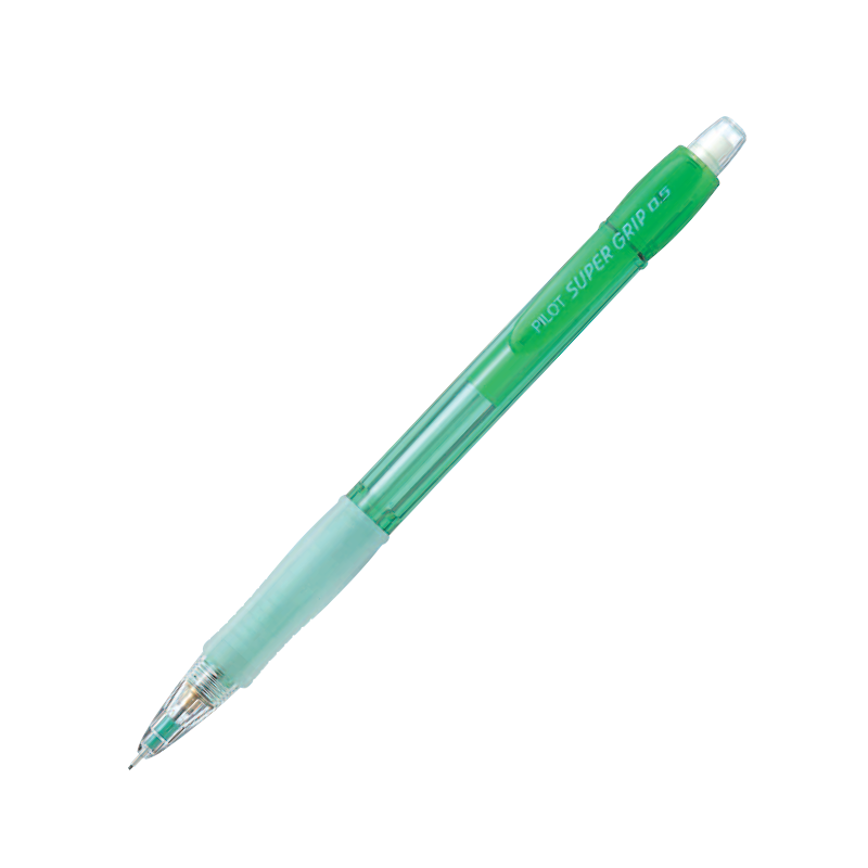 Bút Chì Bấm Super Grip Neon (Thân Xanh Lá) Bình Tây