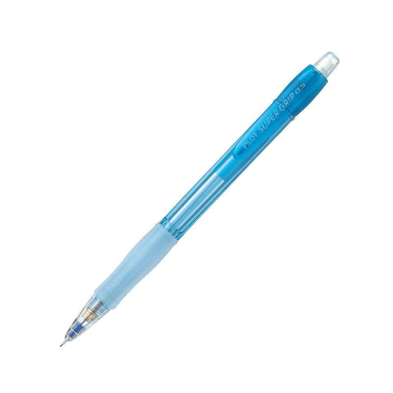 Bút Chì Bấm Super Grip Neon (Thân Xanh Dương) Bình Tây