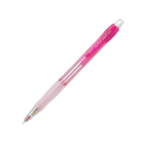 Bút Chì Bấm Super Grip Neon (Thân Đỏ) H-185N-R-2B Bình Tây