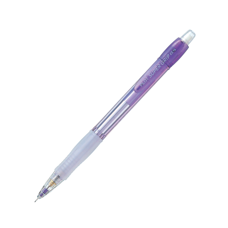 Bút Chì Bấm Super Grip Neon (Thân Tím) Bình Tây