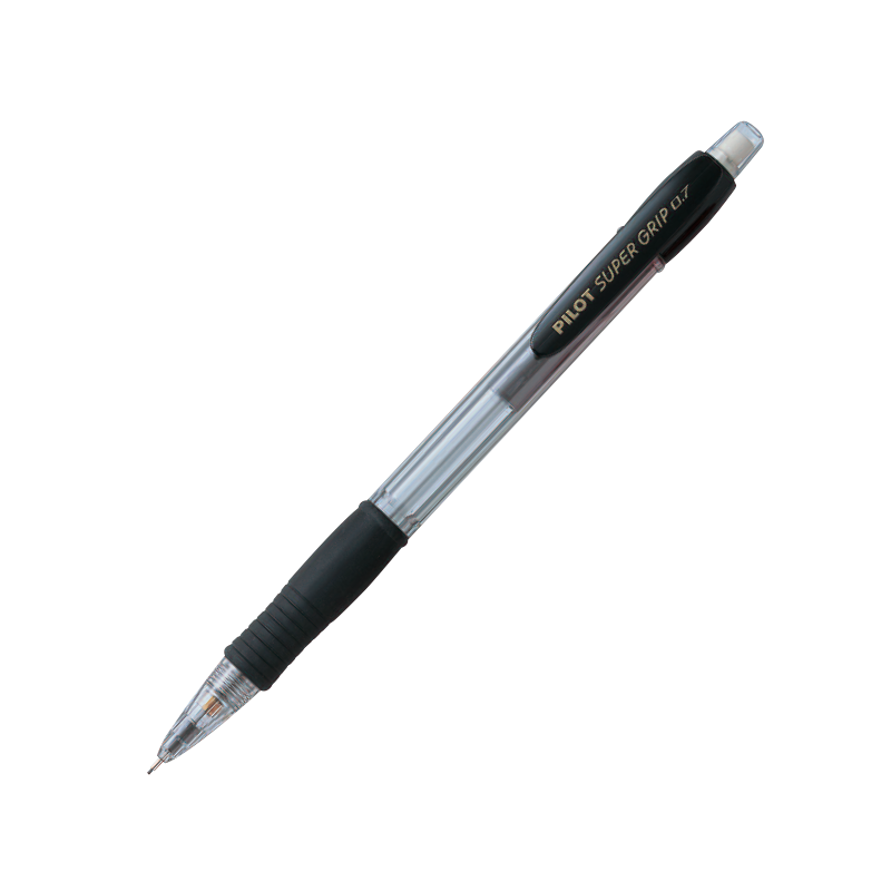 Bút Chì Bấm Super Grip (Thân Đen) H-187-SL-B