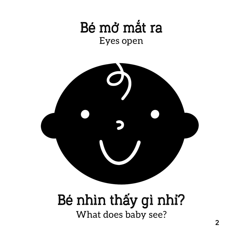 Sách Kích Thích Thị Giác - Em Bé Thấy Gì? - Những Thứ Thân Quen