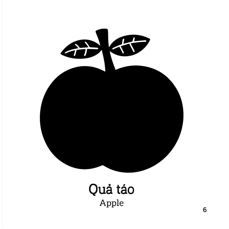 Sách Kích Thích Thị Giác - Em Bé Thấy Gì? - Những Thứ Thân Quen