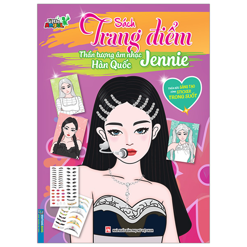 Sách Trang Điểm Jennie - Thỏa Sức Sáng Tạo Ticker Trong Suốt