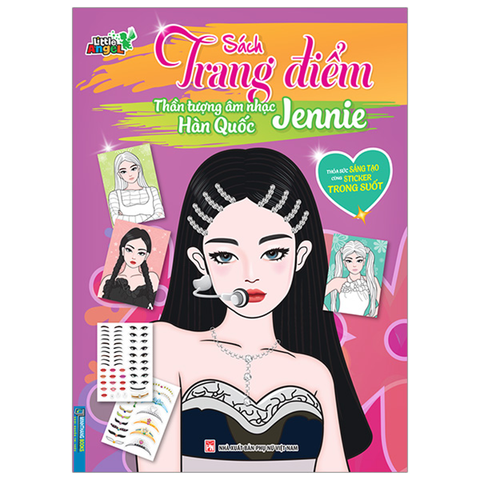 Sách Trang Điểm Jennie - Thỏa Sức Sáng Tạo Ticker Trong Suốt