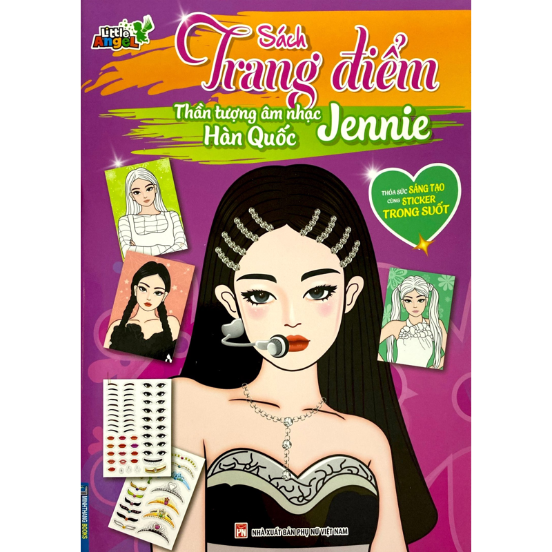 Sách Trang Điểm Jennie - Thỏa Sức Sáng Tạo Ticker Trong Suốt