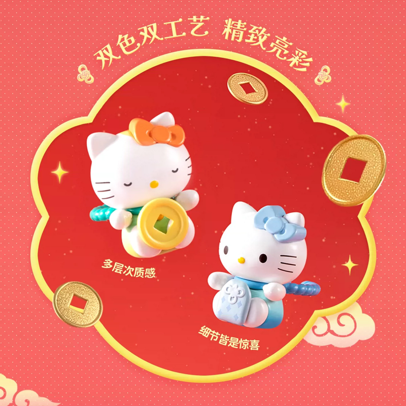 Moetch - Mô Hình Trang Trí - Hello Kitty - Lucky Meow Meow Series MB37