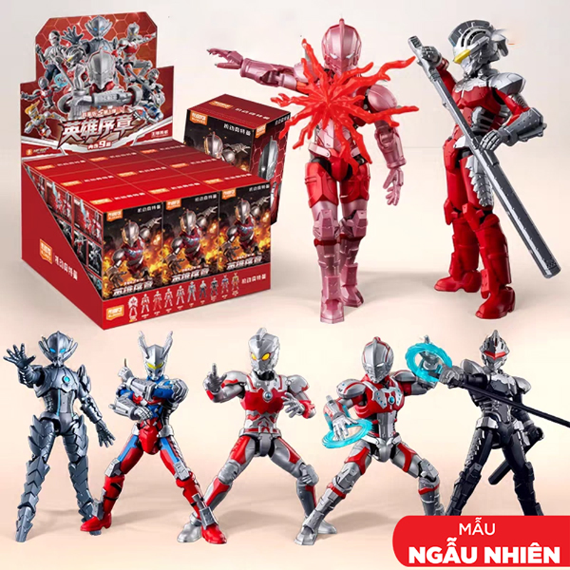 Blokees Mô Hình Ultraman - Ultraman Defender 01-Hero's Journey EU24 (Giao Mẫu Ngẫu Nhiên)