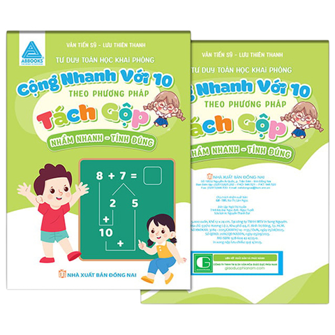 Cộng Nhanh Với 10 Theo Phương Pháp Tách Gộp - Nhẩm Nhanh Tính Đúng