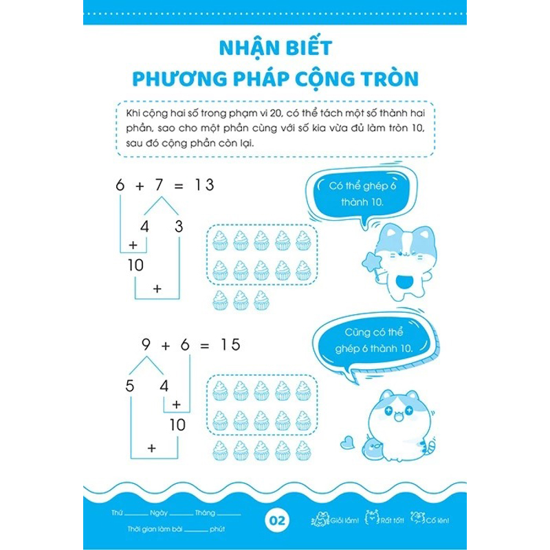 Cộng Nhanh Với 10 Theo Phương Pháp Tách Gộp - Nhẩm Nhanh Tính Đúng