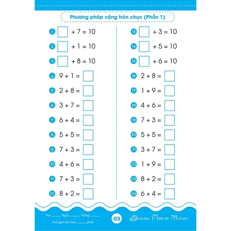 Cộng Nhanh Với 10 Theo Phương Pháp Tách Gộp - Nhẩm Nhanh Tính Đúng