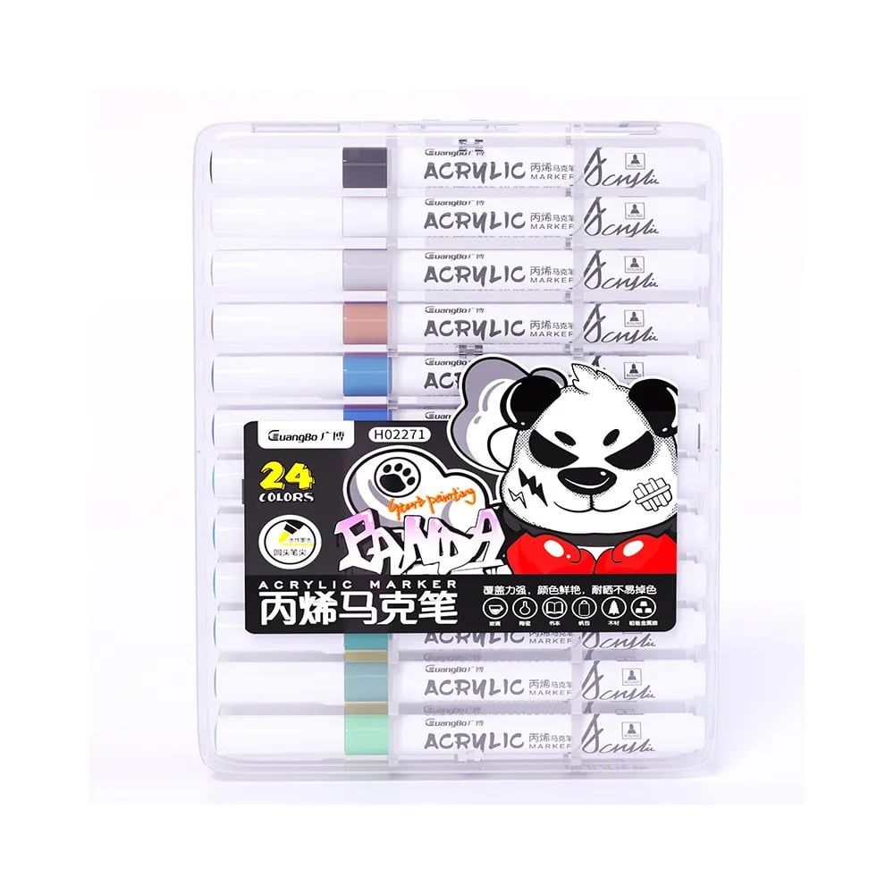 Guangbo - Viết Marker Acrylic H02271 24 Màu