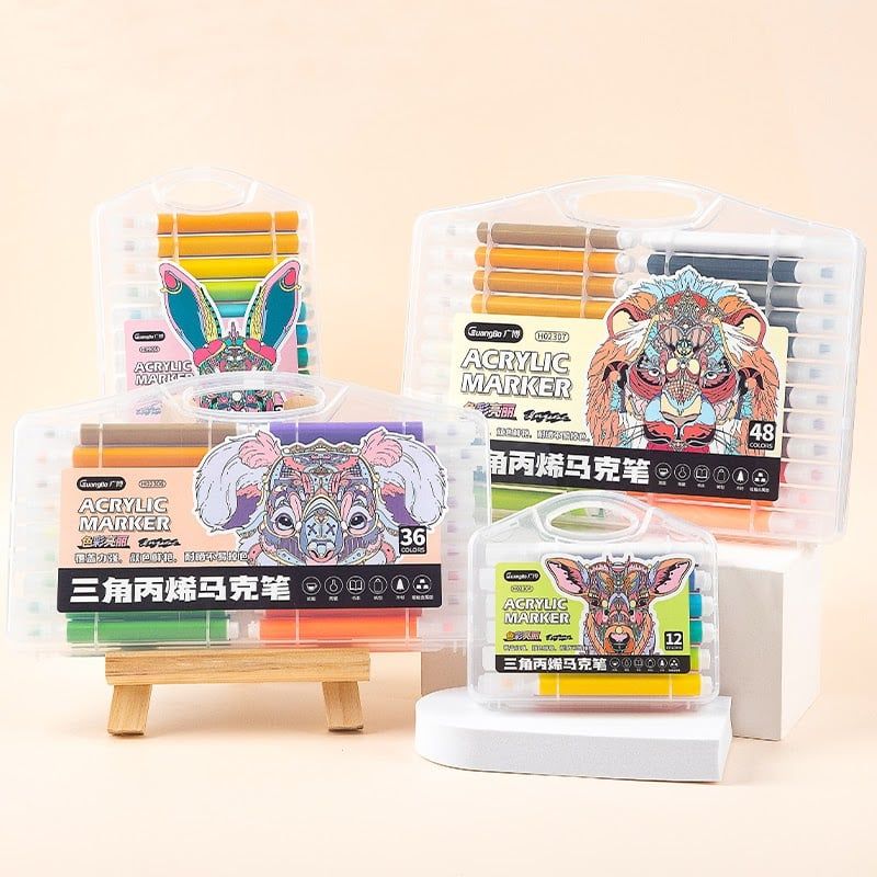 Guangbo - Viết Acrylic Marker 1 Đầu H02306-1 36 Màu