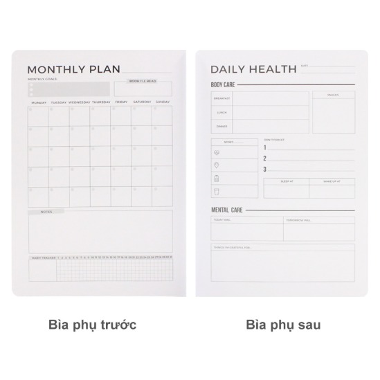 Sổ Bìa Bồi Subject A4 200 Trang-Hồng Hà