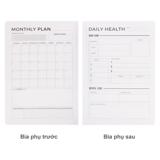 Sổ Bìa Bồi Subject A4 200 Trang-Hồng Hà