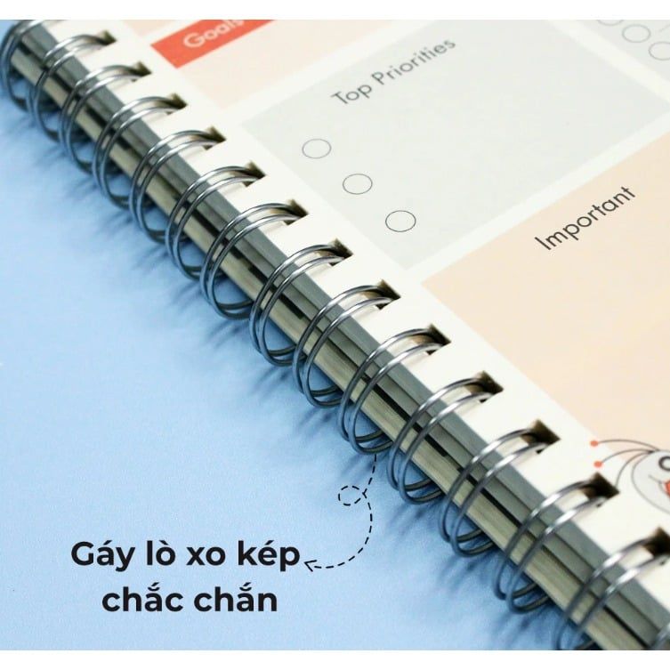 Hồng Hà-Sổ Daily Planner A5, 200tr, Đl 100/76-78 (0065-Hồng Hà)