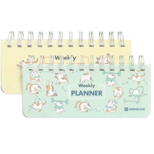 Hồng Hà - Số Weekly Planner 159x65mm, 200tr, Đl 100/76-78 (0065-Hh)