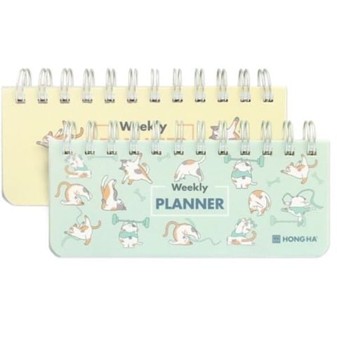 Hồng Hà - Số Weekly Planner 159x65mm, 200tr, Đl 100/76-78 (0065-Hh)
