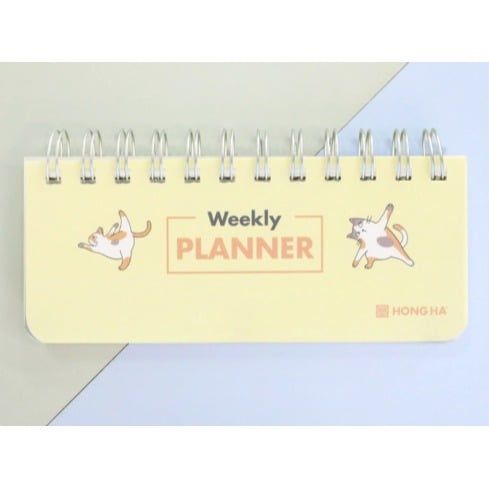 Hồng Hà - Số Weekly Planner 159x65mm, 200tr, Đl 100/76-78 (0065-Hh)