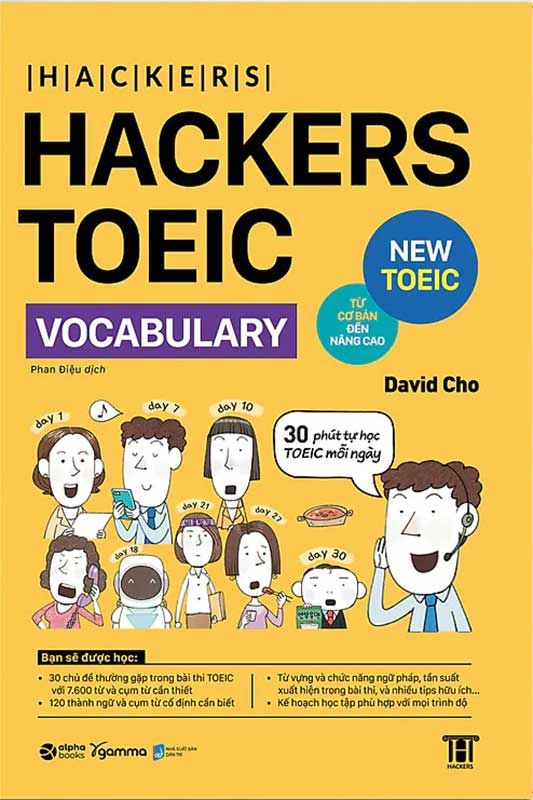 Hackers Toeic Vocabulary (Tái bản năm 2023)