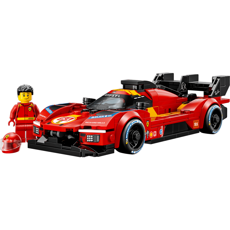 Lego Speed Champions Đồ Chơi Lắp Ráp Siêu Xe Ferrari 499p 77261