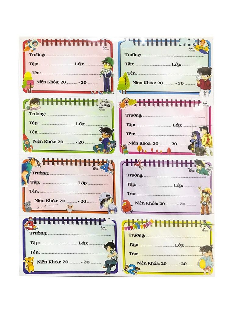 Nhãn Tập 8 Ô Lớn Gia Long