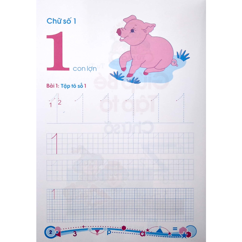 Hành Trang Cho Bé Vào Lớp 1 - Giúp Bé Tập Tô Chữ Số