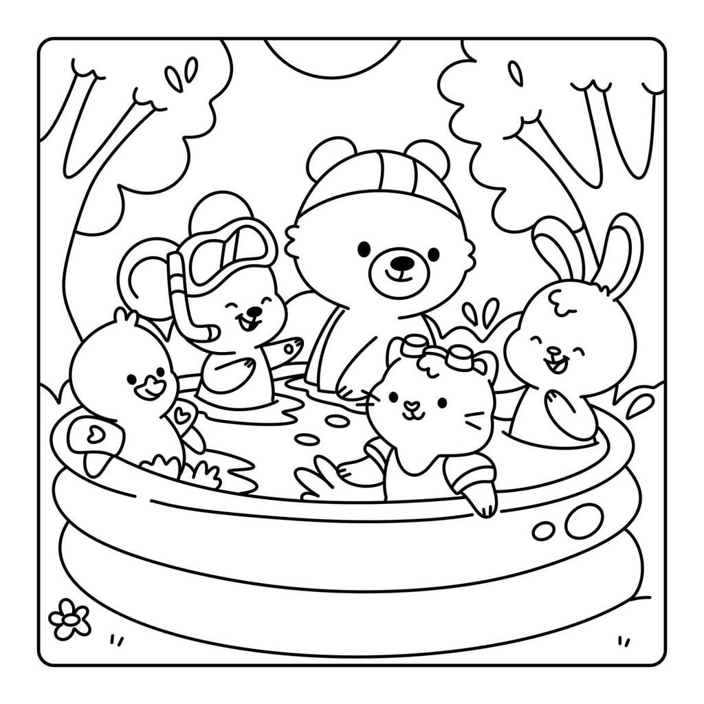 Happy Days - Calm Cuties Cosy Colouring