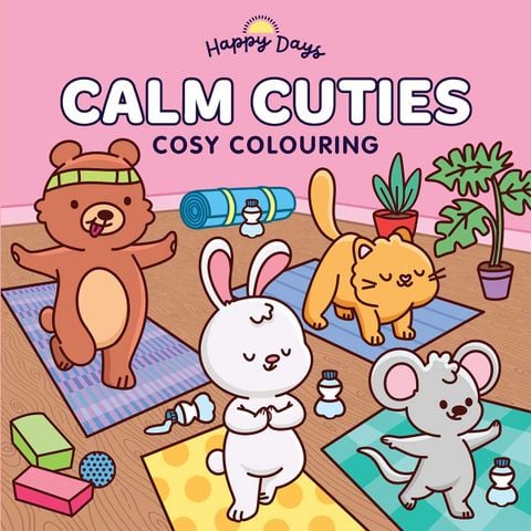 Happy Days - Calm Cuties Cosy Colouring