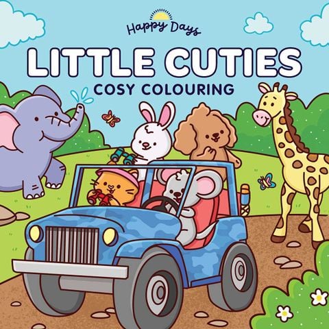 Happy Days - Little Cuties Cosy Colouring
