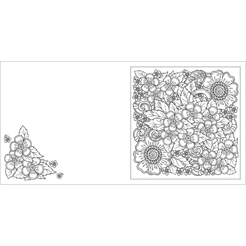 Happy Thoughts - Breathe & Bloom Colouring Book