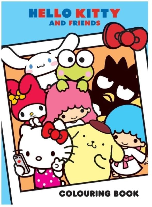 Hello Kitty And Friends - 32Pp Colouring Book