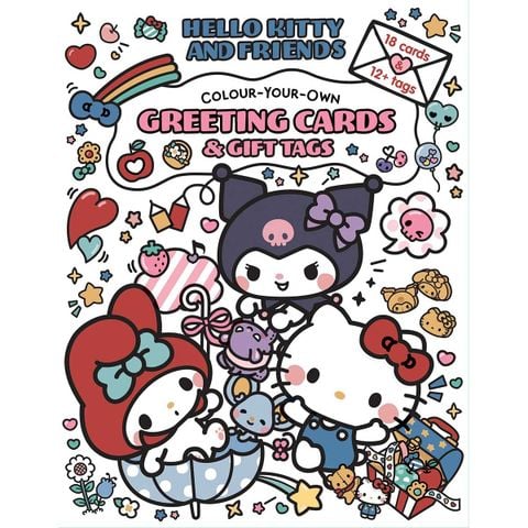 Hello Kitty and Friends - Colour-Your-Own Greeting Cards and Gift Tags